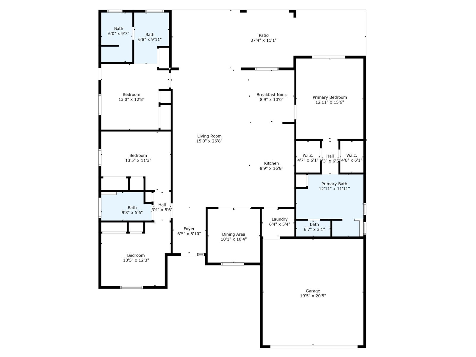 Floorplan - 2705 14th St SW, Lehigh Acres, Florida, 33976, United States
