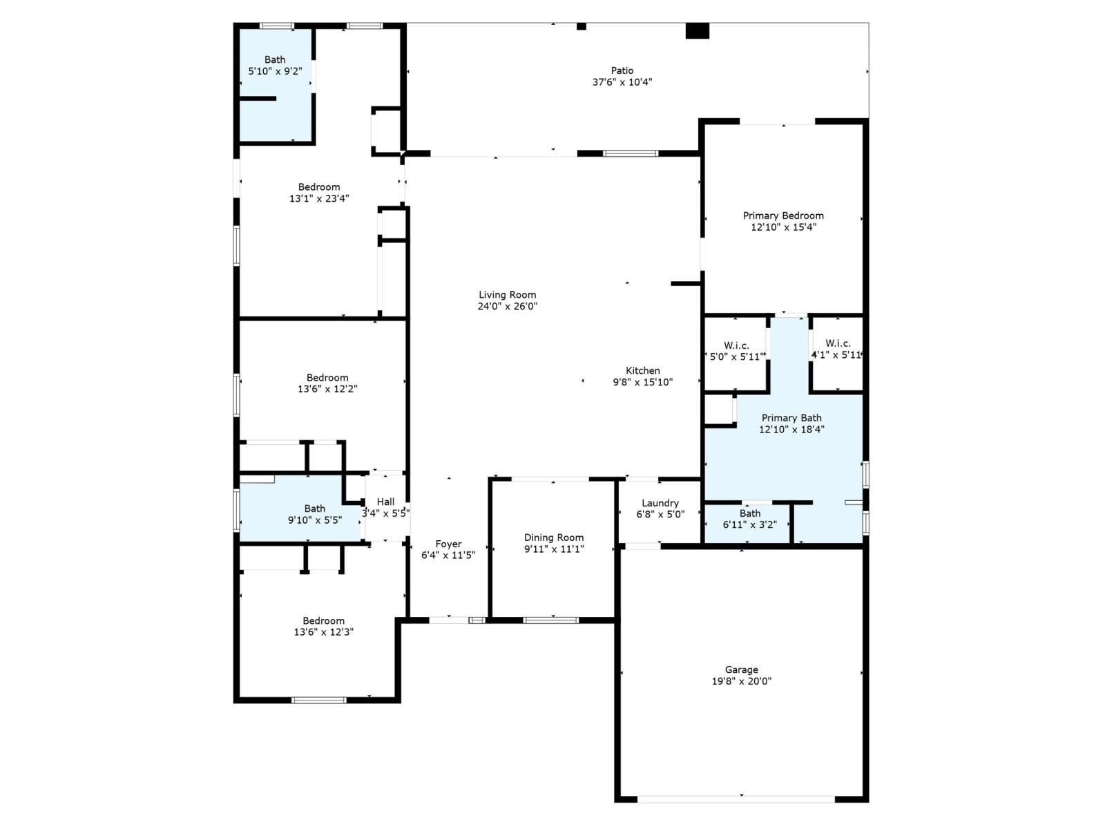Floorplan - 4312 14th St SW, Lehigh Acres, Florida, 33976, United States