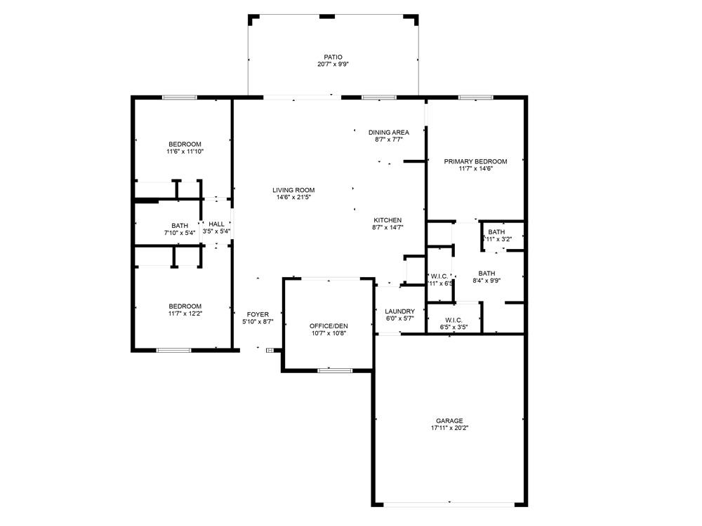 Floorplan - 779 Asher St E, Lehigh Acres, Florida, 33974, United States