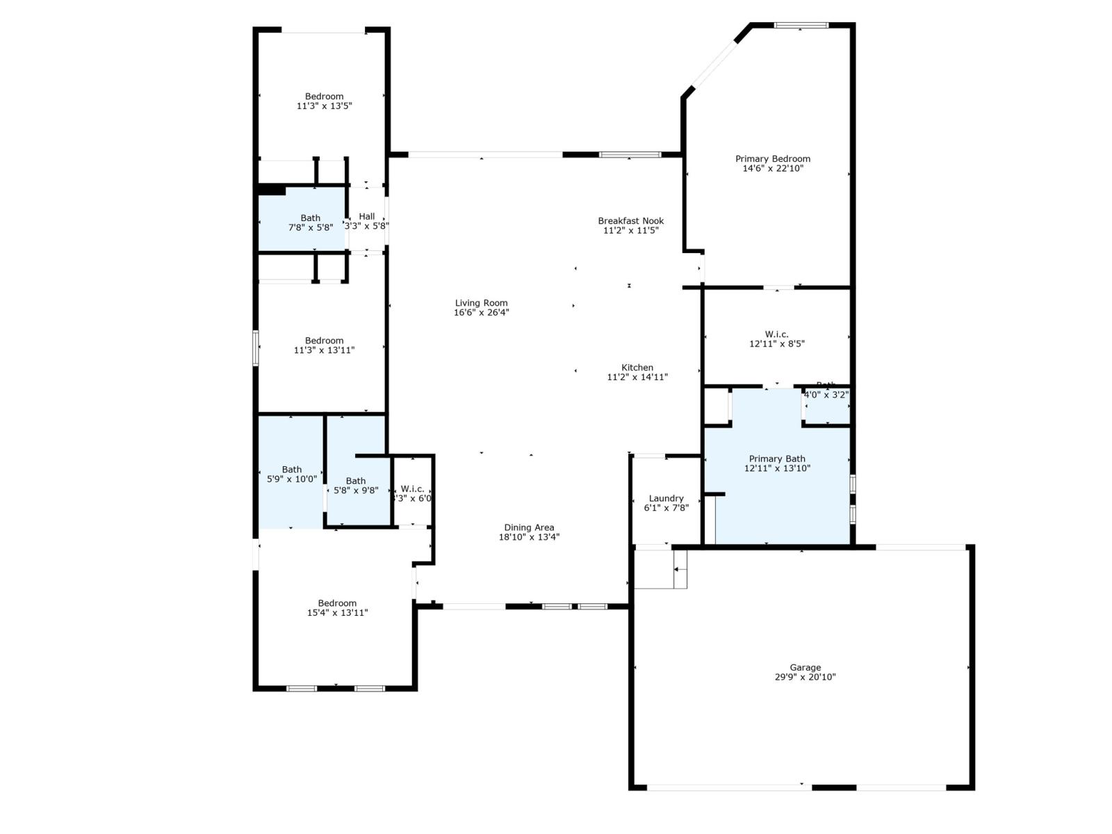 Floorplan - 12040 Cannon Ln, Fort Myers, Florida, 33912, United States